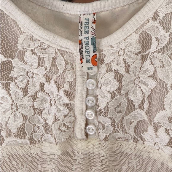 Free People lace blouse, size small - Picture 3 of 4